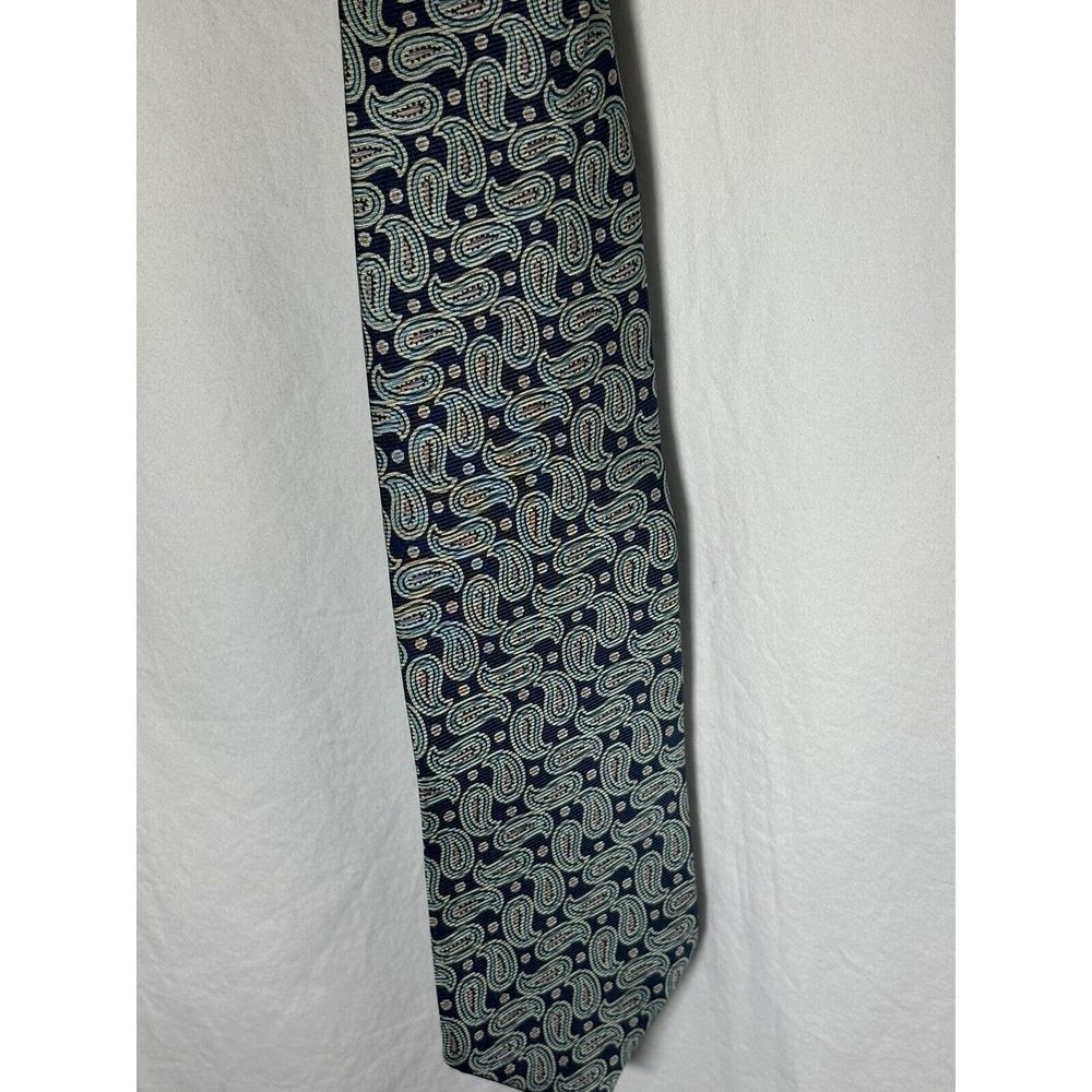 Eclectic Baltimore Graphic‎ Print Blue Tie BB1